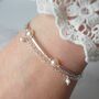 Freshwater Pearl Layered Bracelet, thumbnail 4 of 7