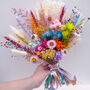Rainbow Dried Flower Bouquet, thumbnail 5 of 7