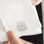 Initial Personalised Solid Square Cufflinks, thumbnail 12 of 12