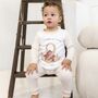 Children's Personalised Beige Farm Birthday Pyjamas, thumbnail 10 of 12