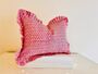 Handmade Indian Block Print Cushion, thumbnail 1 of 4