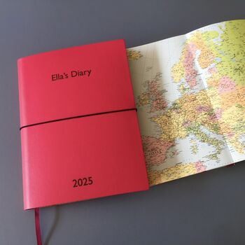 Personalised Recycled Leather Diary, 2 of 12