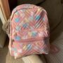 Personalised Childrens Pastel Heart Small Backpack, thumbnail 5 of 7