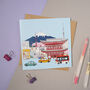 Tokyo Cityscape Card, thumbnail 1 of 3