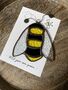 Bee Your Own Queen Cute Stained Glass Bee Friends Gift, thumbnail 1 of 7