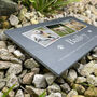 Personalised Pet Photo Slate Grave Marker 25 X 15cm, thumbnail 4 of 5