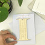 Personalised Letter Birth/Naming Card, thumbnail 5 of 10