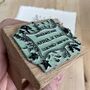 Personalised Autumn Wedding Rubber Stamp, thumbnail 9 of 9
