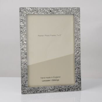 Hedgerow Cast Pewter Photo Frame, 6 of 8