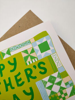 Patchwork Father's Day Card, 6 of 7