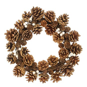 Natural Cone Christmas Wreath, 2 of 2