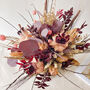 Preserved Burgundy Bouquet With Proteas Nocturne, thumbnail 3 of 4