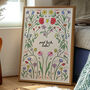 Chappell Roan 'Good Luck, Babe!' Floral Pop Lyric Art Print, thumbnail 2 of 7