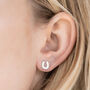 Horseshoe Sterling Silver Earrings, thumbnail 2 of 8