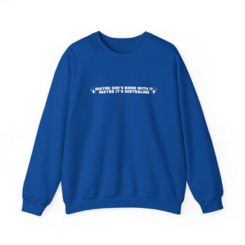 Maybe It's Sertraline Embroidered Crewneck Sweatshirt, 2 of 9