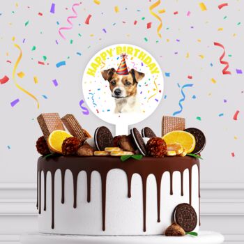 Personalised Dog Party Hat Cake Topper, 12 of 12