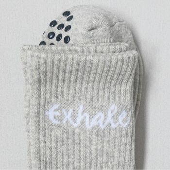The Balanced Pair' Pilates Grip Socks, 4 of 4
