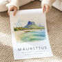 Mauritius Travel Gift Poster, thumbnail 2 of 7