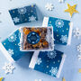 'Snowflakes' Mini Salted Caramel Brownie, thumbnail 1 of 2