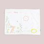 Personalised Floral Milestone Blanket, thumbnail 2 of 5