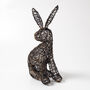 Hare Wire Garden Ornament, thumbnail 1 of 2