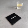 Personalised Favourite Drink Leather Coaster – Gift For Him Or Her, thumbnail 2 of 9