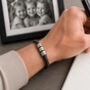 Men's Personalised Engraved Leather Bracelet, thumbnail 1 of 12