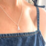 Sterling Silver Initial Pendant Necklace, thumbnail 7 of 7