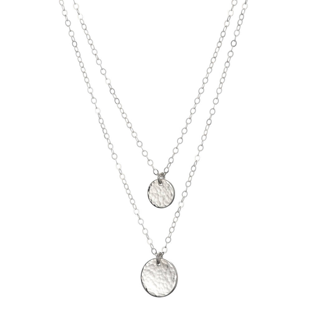 sterling silver layered initial necklaces by lulu + belle ...