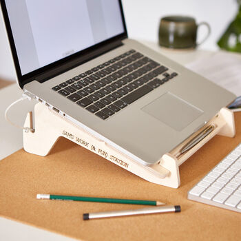 Personalised Portable Laptop Stand, 3 of 9