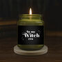 Green Jar Candle • “In My Witch Era” • Scented Jar Candle • Gift For Her • Gifts For Him • Halloween Candle • Halloween Decor, thumbnail 1 of 2