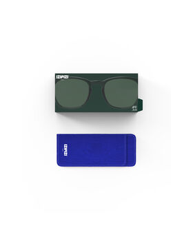 Izipizi Model E Sunglasses Bakelite Green, 5 of 5