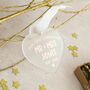 Personalised Our First Christmas Newlywed Decoration, thumbnail 6 of 6