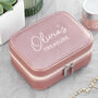 Personalised Sparkly Pink 'My Treasure' Jewellery Case, thumbnail 1 of 5