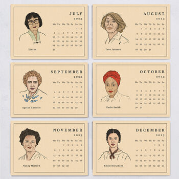 Female Author 2023 Postcard Calendar, 3 of 3