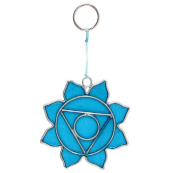 Throat Chakra Suncatcher, 2 of 2