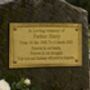 Personalised Solid Brass Memorial And House Address Plaques, thumbnail 3 of 6