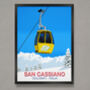 San Cassiano Ski Resort Poster, thumbnail 1 of 6