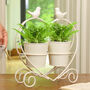 Love Heart Double Herb Planters, thumbnail 1 of 9