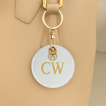 Personalised Vegan Leather Bag Accessory With Zodiac Charm, 11 of 12