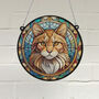 Ginger Cat Stained Glass Effect Suncatcher, thumbnail 1 of 6