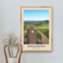 Offa's Dyke Path National Trail Travel Poster Art Print, thumbnail 4 of 8