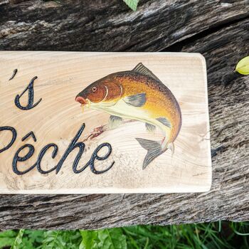 Personalised Wooden Sign With Illustration, 8 of 11