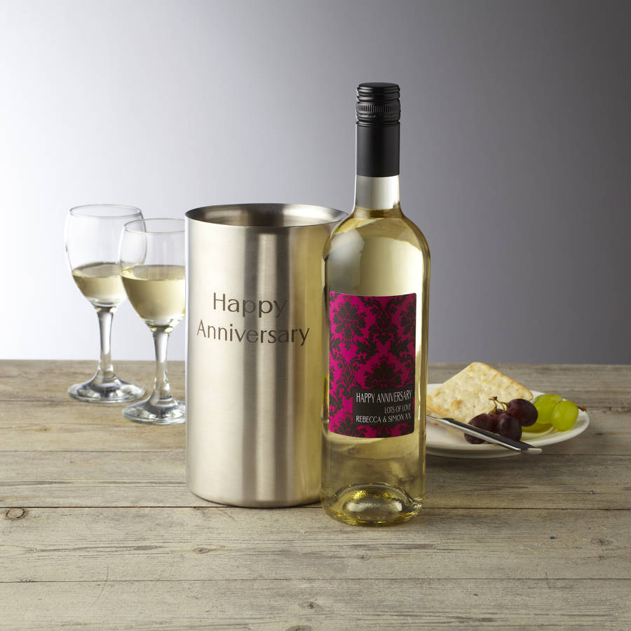 wine glass coolers personalised