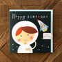 Spaceman Happy Birthday Card, thumbnail 5 of 5