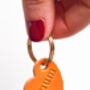'Mum' Leather Heart Keyring, thumbnail 8 of 9