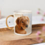 Personalised Bone China Mug With Gold Handle And Rim, thumbnail 2 of 2