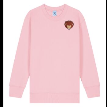 Childrens Organic Cotton Hedgehog Sweatshirt, 7 of 11