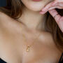 18k Gold Plated Globe World Necklace, thumbnail 1 of 6