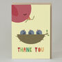 'Thank You' Bird Card, thumbnail 1 of 2